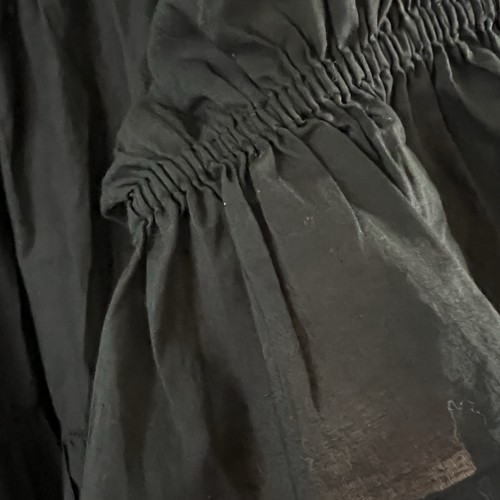 VESTIDO MERLETTE PARADIS CON OJALES EN CAPAS NEGRO TALLA GRANDE USADO EN EXCELENTE ESTADO - Imagen 17 de 17