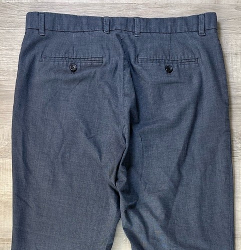 Banana Republic Aiden Chino Pants Grey Slacks Mens Size 35X32 (Actual 34X28.5) - Picture 5 of 17