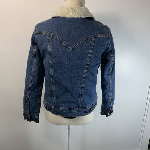 Chaqueta vaquera forrada Wrangler Sherpa aspecto retro occidental para mujer talla pequeña - Imagen 7 de 16
