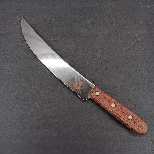 Vintage Dexter 10" Zoll Klinge Kohlenstoffstahl 32910 Metzgermesser insgesamt 15,75"