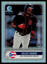 2020 Bowman Heliot Ramos STG-HR Chrome Spanning the Globe San Francisco Giants