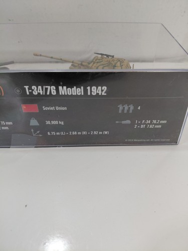 World of Tanks Russian Army T34/76 & German Panzer Panther @ Kursk USSR 1943 - Picture 10 of 11