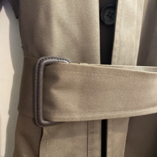 LONDON FOG Limited Edition Men’s 42 Long Trench Coat Olive Removable Liner~Heavy - Picture 6 of 12