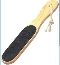 Wood Foot File Rasp Exfoliator Pedicure Tool Crack Foot Callus Remover Scrubber