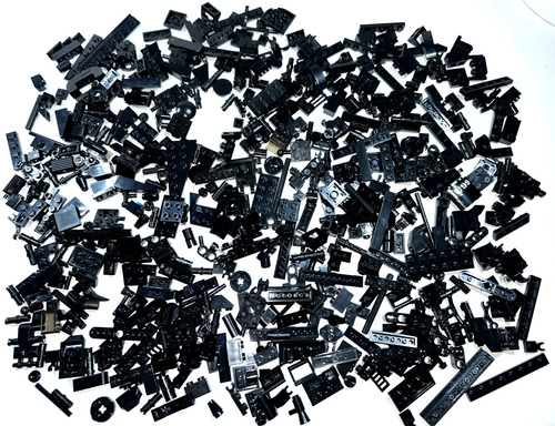 Lego Bulk Lot of Assorted Pieces Black Lego - Bild 1 von 10
