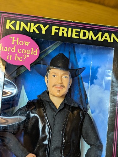 Kinky Friedman 2006 12" Why The Hell Not? Talking Toy PSA/DNA - Picture 3 of 7