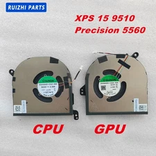 CPU GPU Cooling Fan For DELL XPS 15 9510 Precision 5560 0FK50V 0DJH35