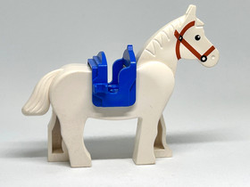 LEGO Lion Knight Breastplate Minifigure Vintage with Horse Kings Castle 6021