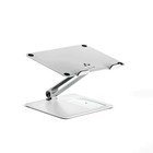 Alogic Elite Power Laptop Stand with Wireless Charger White