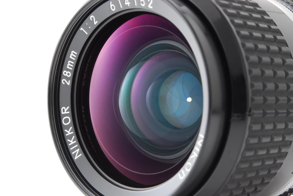 SIC! [MINT+ /Hood] Nikon Ai-s Ais Nikkor 28mm f/2 MF Wide Angle Lens  From JAPAN - Image 3 of 4