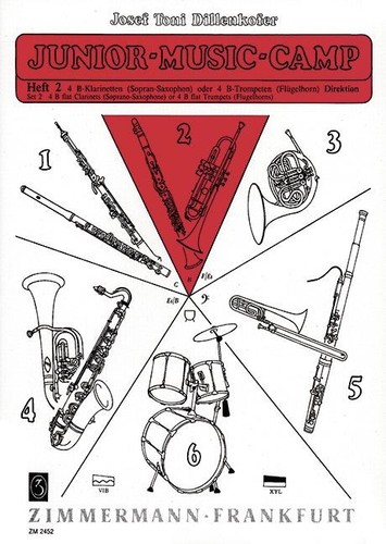 Junior-Music-Camp Heft 2 Josef Toni Dillenkofer Set Wind Ensemble Musikverlag Zi - Picture 3 of 4