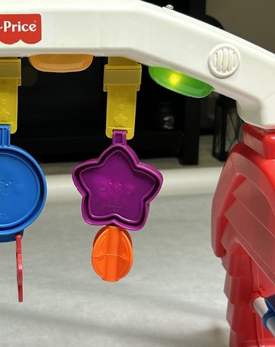 Vintage Fisher Price Musical Lights 'N Sounds Gym 1998 In Box W/ Instructions - Picture 19 of 19