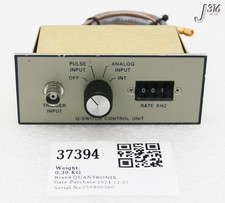 37394 QUANTRONIX Q-SWITCH CONTROL UNIT, MODEL: CONT, UNIT, 331 0203-03064