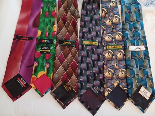 Set (30) J. Garcia Jerry Garcia Grateful Dead Seidenkrawatten Krawatten - Bild 4 von 9