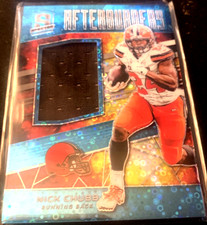 Nick Chubb Texans, 2019 Spectra Afterburners Patch Jersey, 25 /99
