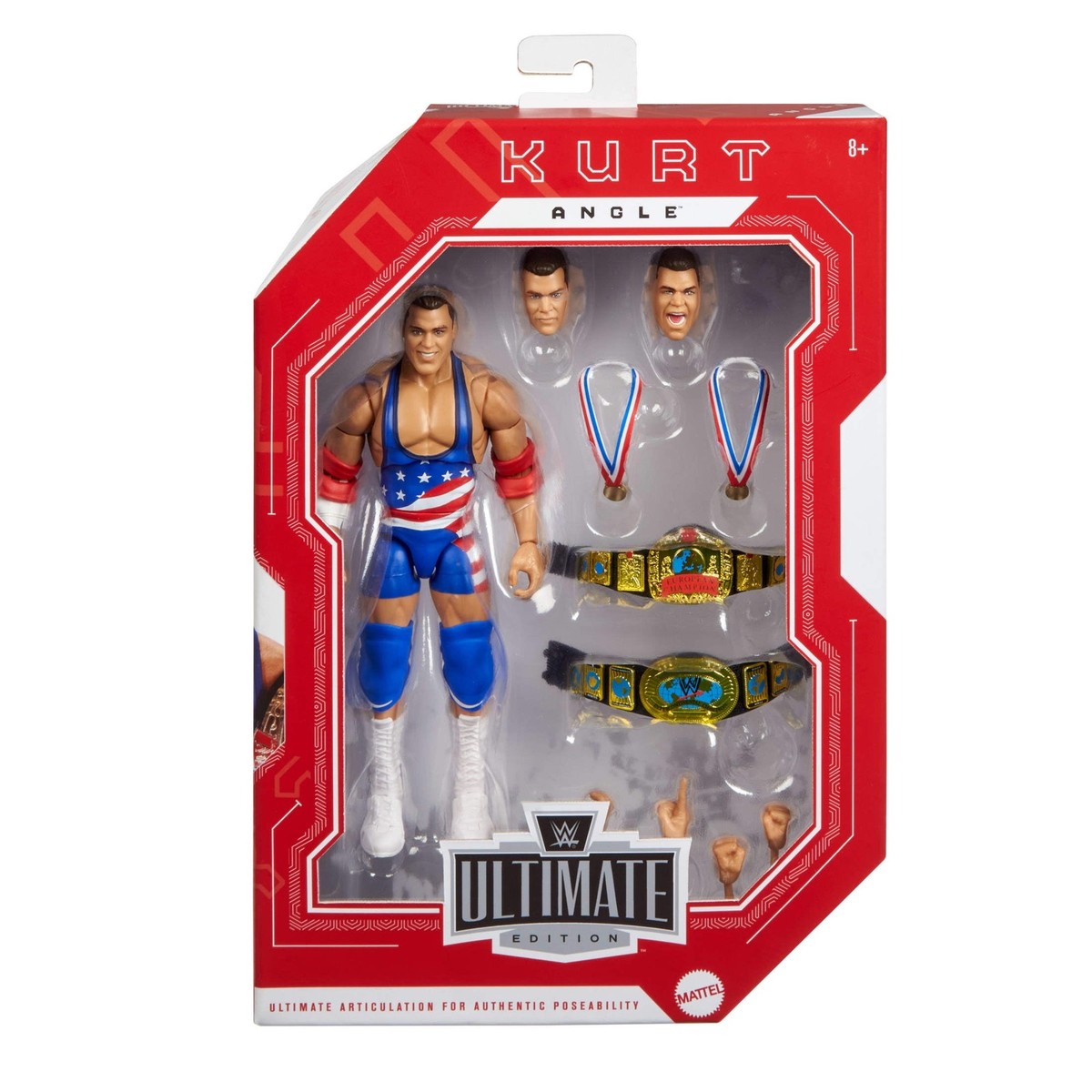WWE Ultimate Edition Monday Night War Kurt Angle 6-Inch Action