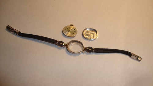 Vintage 1962 Omega 14k Gold & Diamond Women's Watch 483 17j Runs - Picture 7 of 19