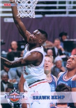 1993-94 NBA Hoops #273 Shawn Kemp Seattle SuperSonics - Picture 1 of 2