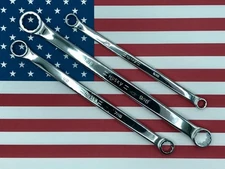 =Husky= USA 🇺🇸 SAE NOS Polished Chrome Box Wrenches, 12 Point, You Pick Size