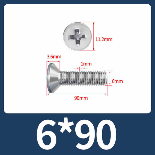 Phillips Countersunk Screw Flat Head Bolts 304 Stainless Steel M1/M1.2...-M10 - Picture 207 of 249