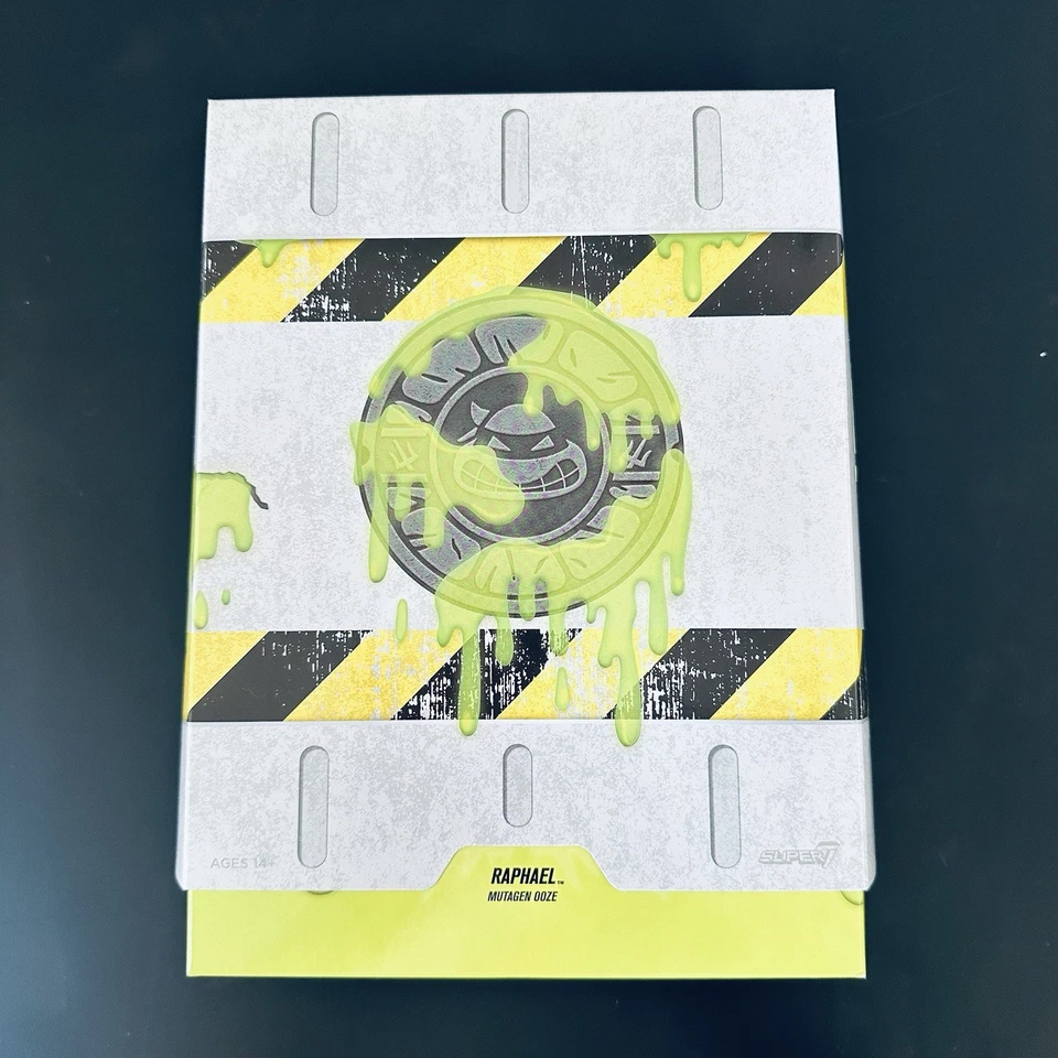 Super7 TMNT Ultimates RAPHAEL Mutagen Ooze Glow Teenage Mutant Ninja Turtles Sin usar, en caja Foto 3 de 4