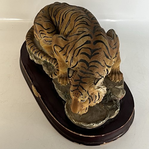 POLYRESIN TIGER SCULPTURE / ORNAMENT / STATUES BUNDLE LOT RESIN BUNDLE LOT - Picture 16 of 24