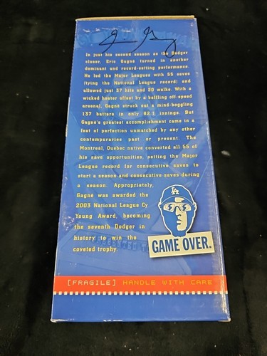 Brocca Eric Gagne 2003 LA Dodgers Bobblehead "NL CY Young Award Winner" - Foto 2 di 9