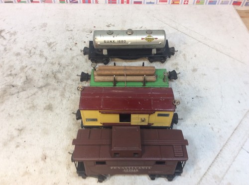 Lionel 1666E - Prewar Metal - Set and 4 Freight Car O Gauge - Picture 17 of 24