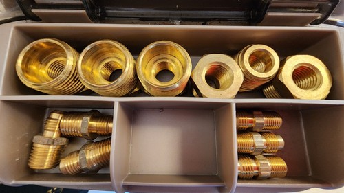 Mid-west Instrument Backflow Test Kit Model 845-3  With Case And Hoses - Picture 8 of 12