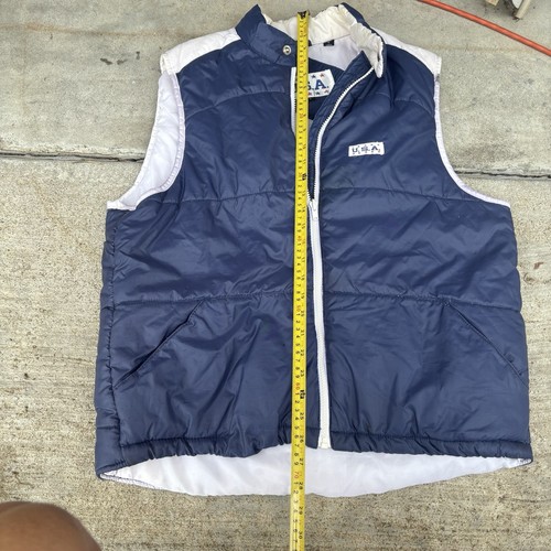 Vintage USA Winter Schnee Puffer Weste Herren Large Olympia / Ski - Bild 4 von 6