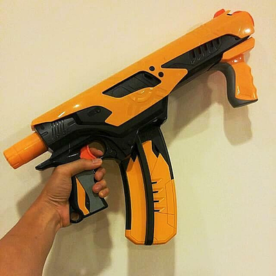 NERF DART TAG,QUICK 16 BLASTER SET,W/ BLASTER,CLIP,& DARTS,RAPID