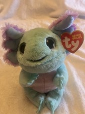 Ty Beanie Baby Bellies Alex The Axolotl Plush 6” Brand New W/Tags
