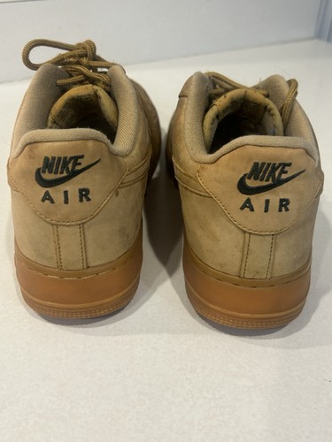 Nike Air Force Ones Low Herren Größe 12 Hellbraun Wildleder Turnschuhe Preppy - Bild 6 von 14