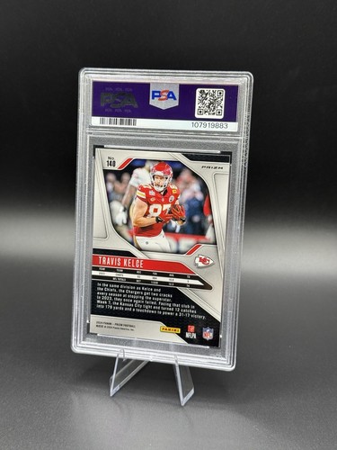 2024 PANINI PRIZM TRAVIS KELCE RED/ WHITE/ BLUE PRIZM PSA 10 GEM MT ๐ฅ - Picture 2 of 2