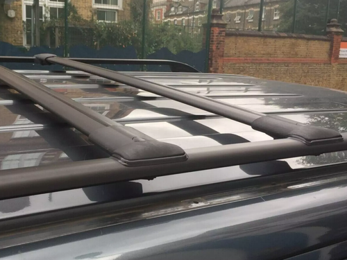 Roof Rack Cross Bars Black Set for Suzuki Grand Vitara 2000-2005 - Picture 8 of 17