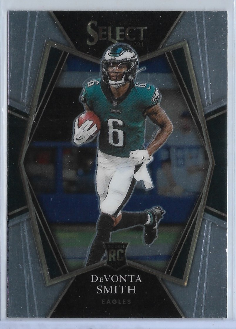 2021 Select #149 DeVonta Smith Rookie Year card (Philadelphia Eagles)