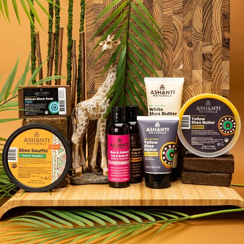 Scented Whipped Shea Butter | African Body Butter for Men w/Coconut and Almon... - Picture 5 of 7
