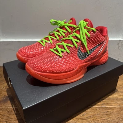 Nike Kobe 6 Protro "REVERSE GRINCH" 2023 - Size 9 - fv4921 600 (12637-68) - image 1 of 4