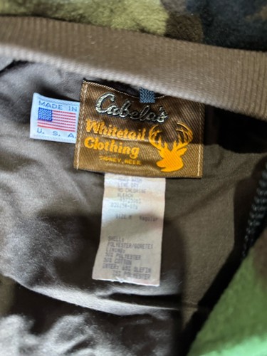 Vintage Men’s Medium Cabelas Whitetail Gore-Tex Camo Hunting Jacket Pants Set - Picture 9 of 16