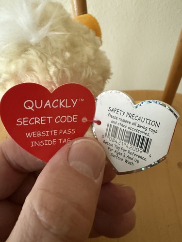 TY Beanie Baby 2.0 - QUACKLY the Duck (6 inch) - Picture 6 of 8