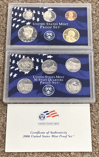 1999-2008 United States Mint Proof Sets + Includes Statehood Quarters + NO BOXES - Picture 16 of 23