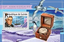 ENDURANCE EXPEDITION Ernest Shackleton EXPLORER MNH Stamp Sheet #2 (2015 Guinea)