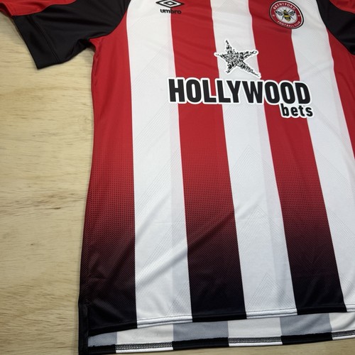 Maglia Umbro Brentford Football Club Home 2024-25 taglia grande a righe con licenza - Foto 4 di 21