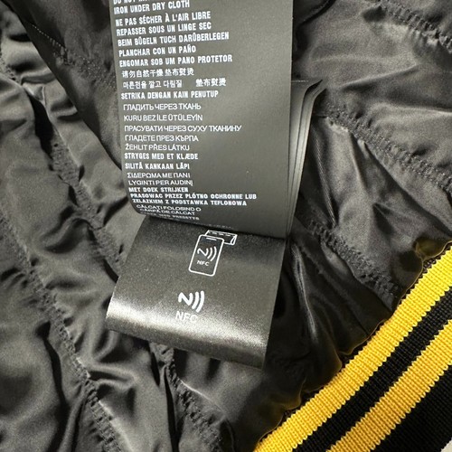 100% AUTHENTIC PRADA RE-NYLON SIZE XL BOMBER VARSITY JACKET MENS BLACK X-LARGE - Picture 16 of 16
