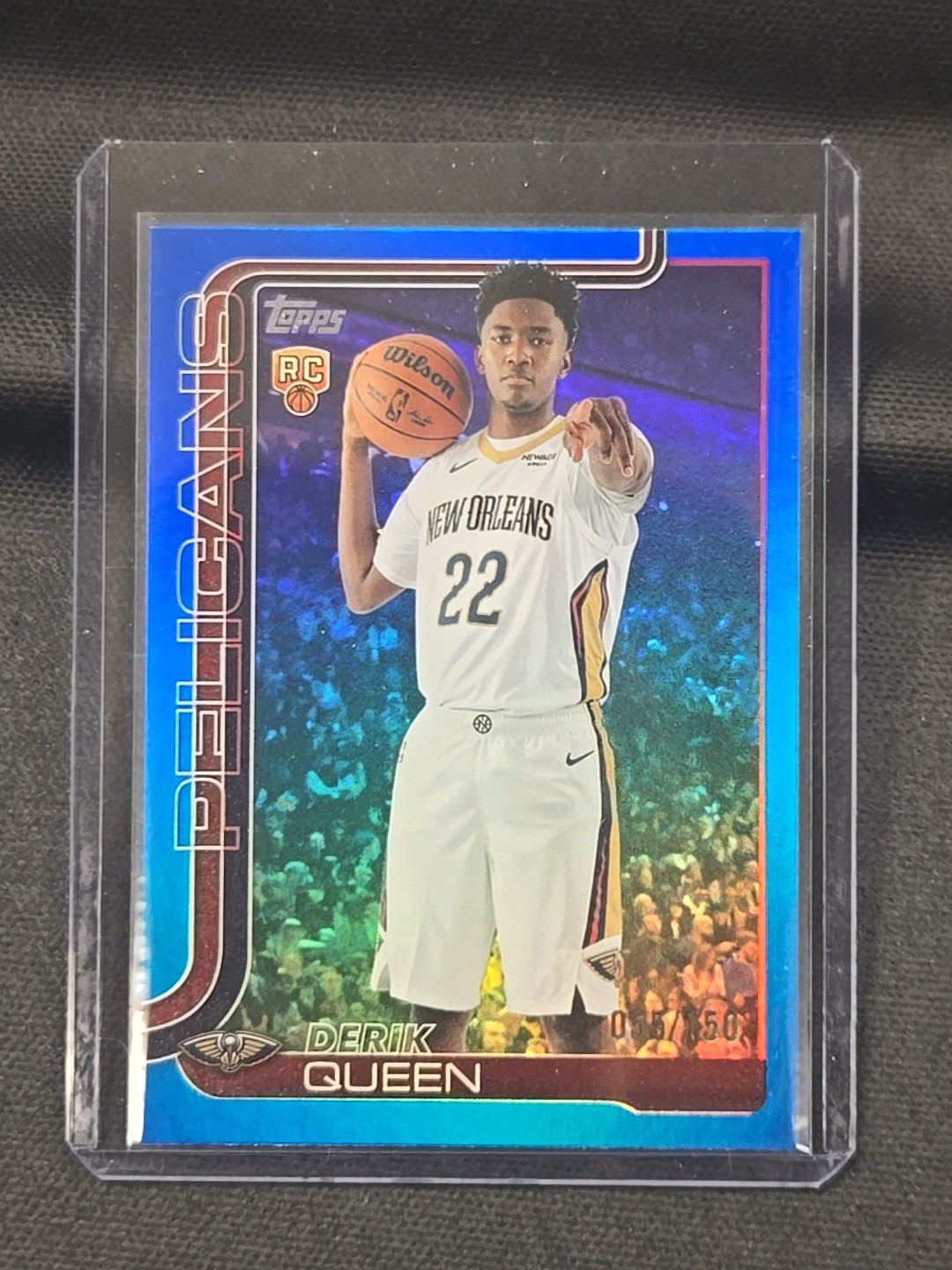 2025-26 Topps - Derik Queen RC #213 Blue Foil /150