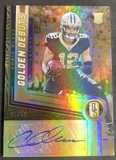 2022 Gold Standard NFL Chris Olave Golden Debuts Rookie Auto /49 #GDA-COL