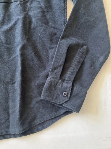 Du/ER Moleskin Shirt Mens Small Long Sleeve Stretch No Sweat Soft Pocket - Picture 4 of 5