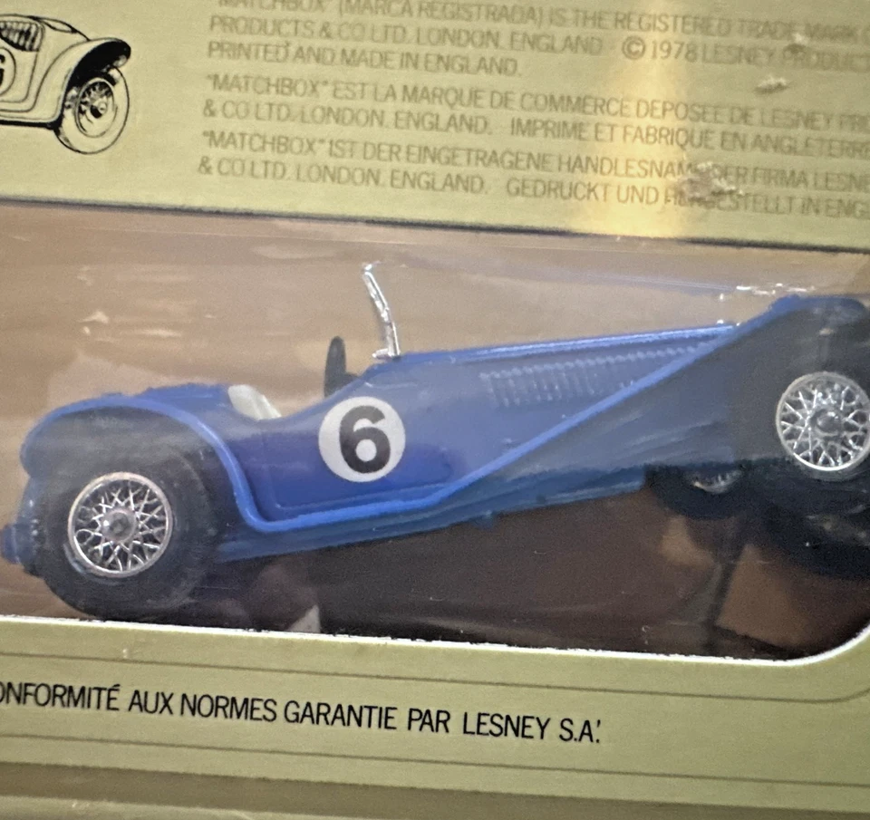 Vintage MATCHBOX Models Of Yesteryear 1934 RILEY,  Lesney, Y-3 New Original BOX - Image 4 of 4