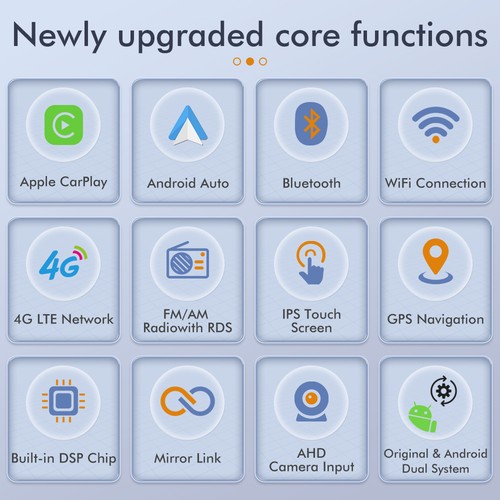 12.3 Autoradio Apple Carplay Android Multimedia Audi A4 RS4 09-16 Höhere Version - Bild 13 von 14