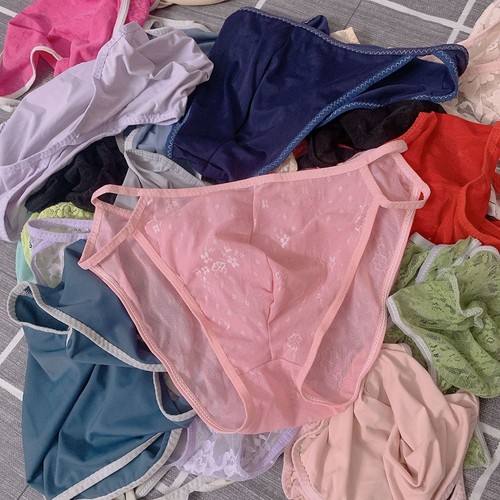 Comfort Fit Men Gstring Underpants Ice Silk Lace Knickers Breathable Design - Picture 9 of 27